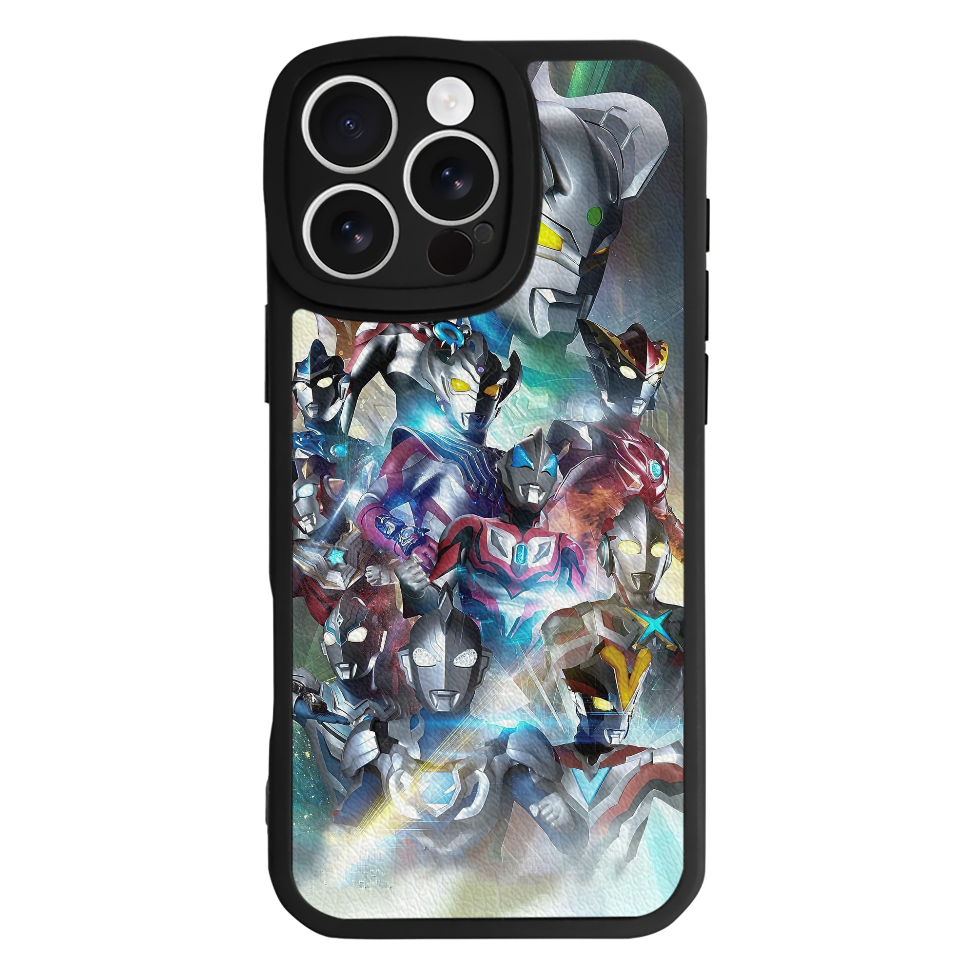 （画像用） ウルトラマン Ultraman 【iPhone 16シリーズ対応】シリコンスマホケース（レザー調） 材質：シリコン